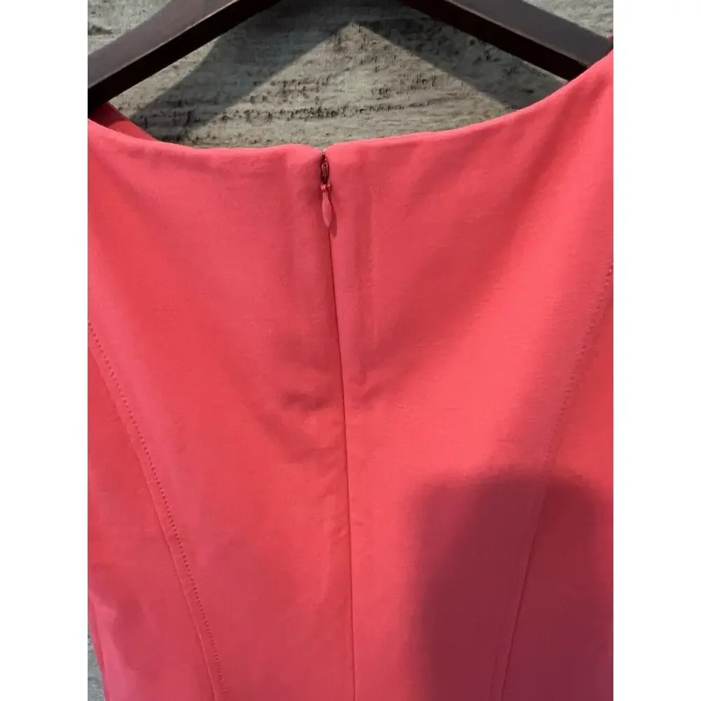 Talbots Dress Knit Stretch Size 4 Petite Career Cocktail Casual - Picture 5 of 10